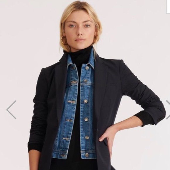 veronica beard denim dickey